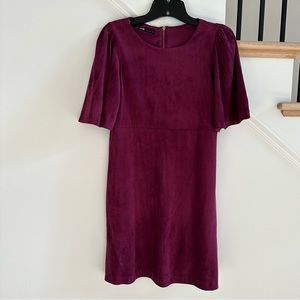 Oodji Faux Suede Dress